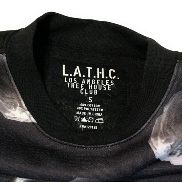 Los Angeles Tree House Club RARE Stone Heads Sweatshirt - Picture 4 of 5